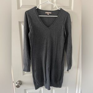 Banana Republic Dark Grey Sweater Dress - Size Medium